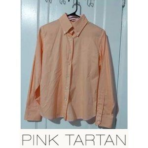 Pink Tartan Button Down Top